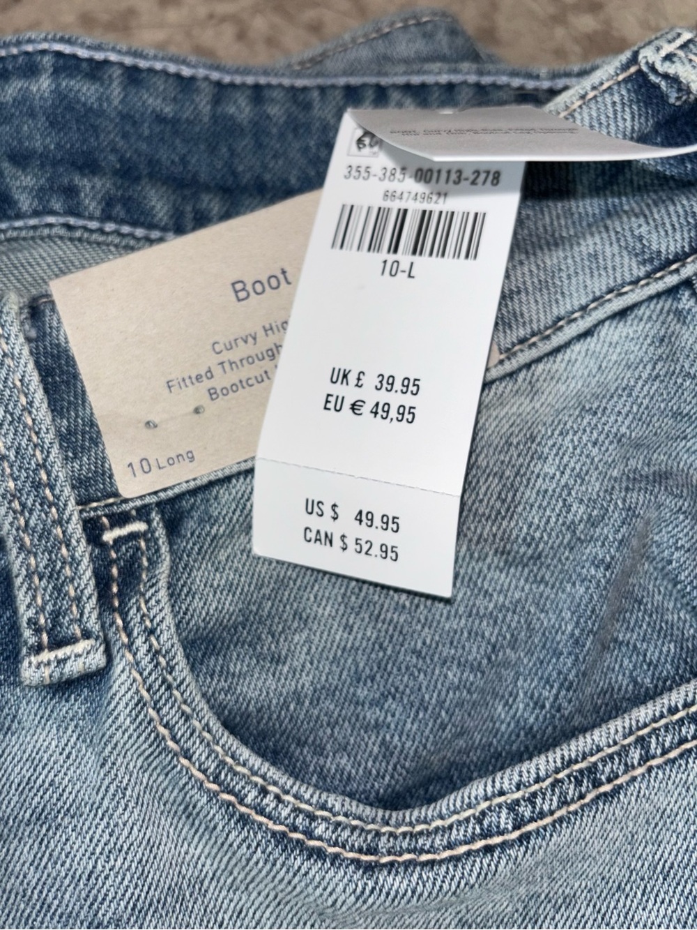 Hollister women’s Light Blue Bootcut Jeans - Picture 2 of 2